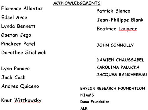 Acknowledgements