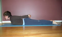 Yoga Pose - Cobra Fingers Interlaced