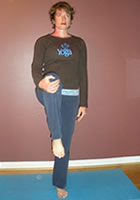 Yoga Pose - Extended Leg Balance - 1