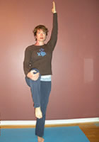 Yoga Pose - Extended Leg Balance - 2