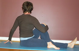 Yoga Pose - Seated Spinal Twist